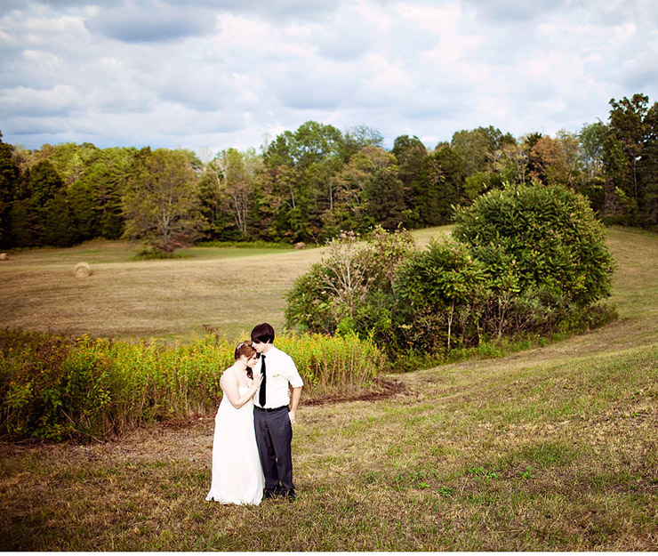 cookeville wedding portrait field