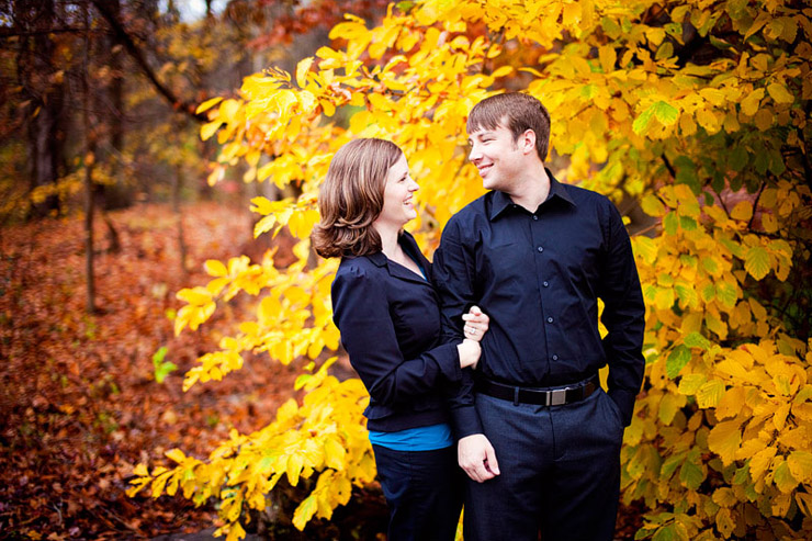 fall couples photography