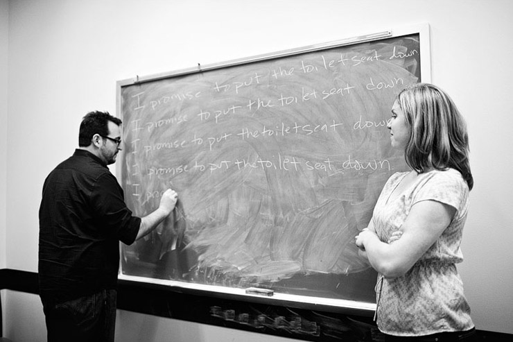 cute teacher engagement session