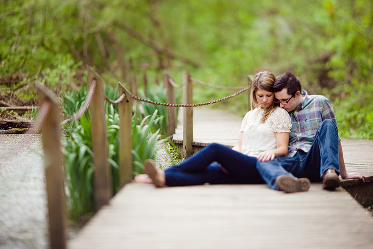 ijams nature center engagement photos