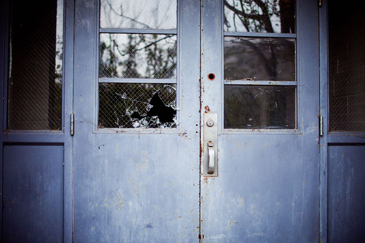 abandoned lakeshore school