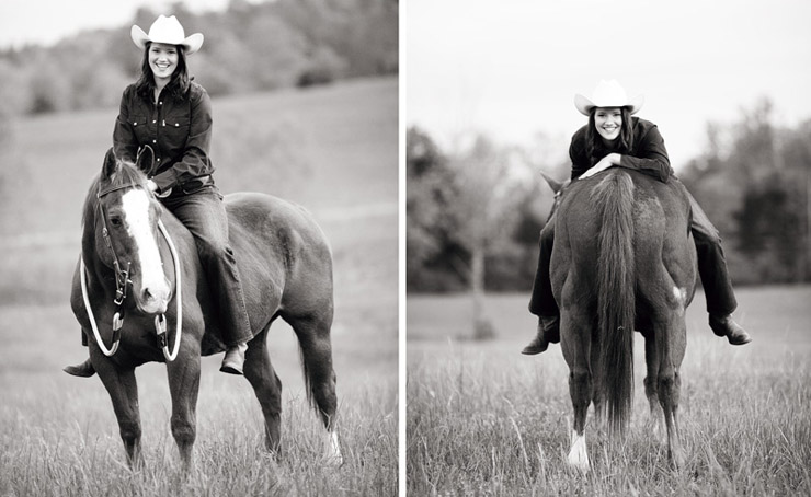 horse senior photos