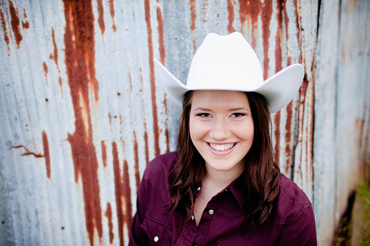 cowboy hat senior photos