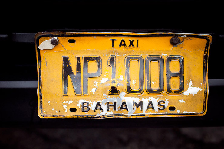 license plate in bahamas