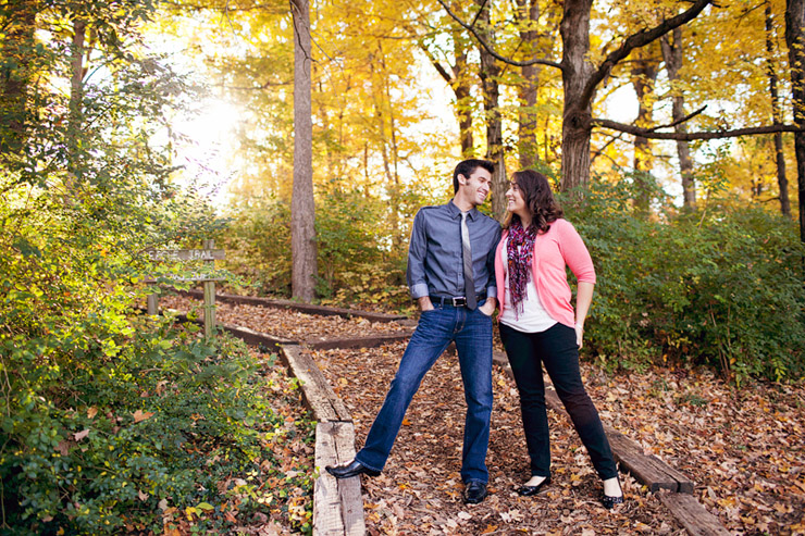 fall engagement photos in nashville
