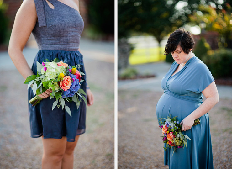 coloful fall boquet