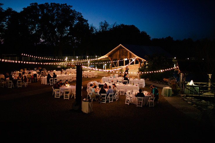 legacy farms at night