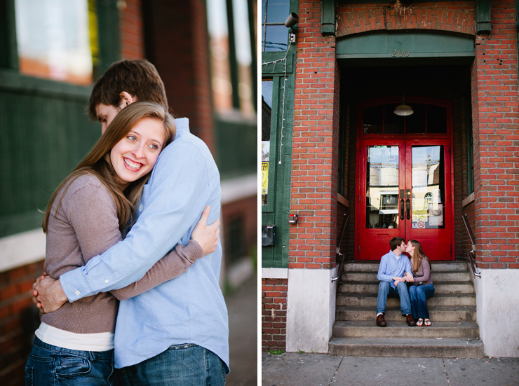 downtown knoxville engagement photos