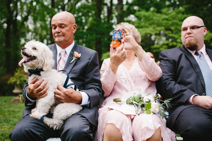 having your dog at your wedding