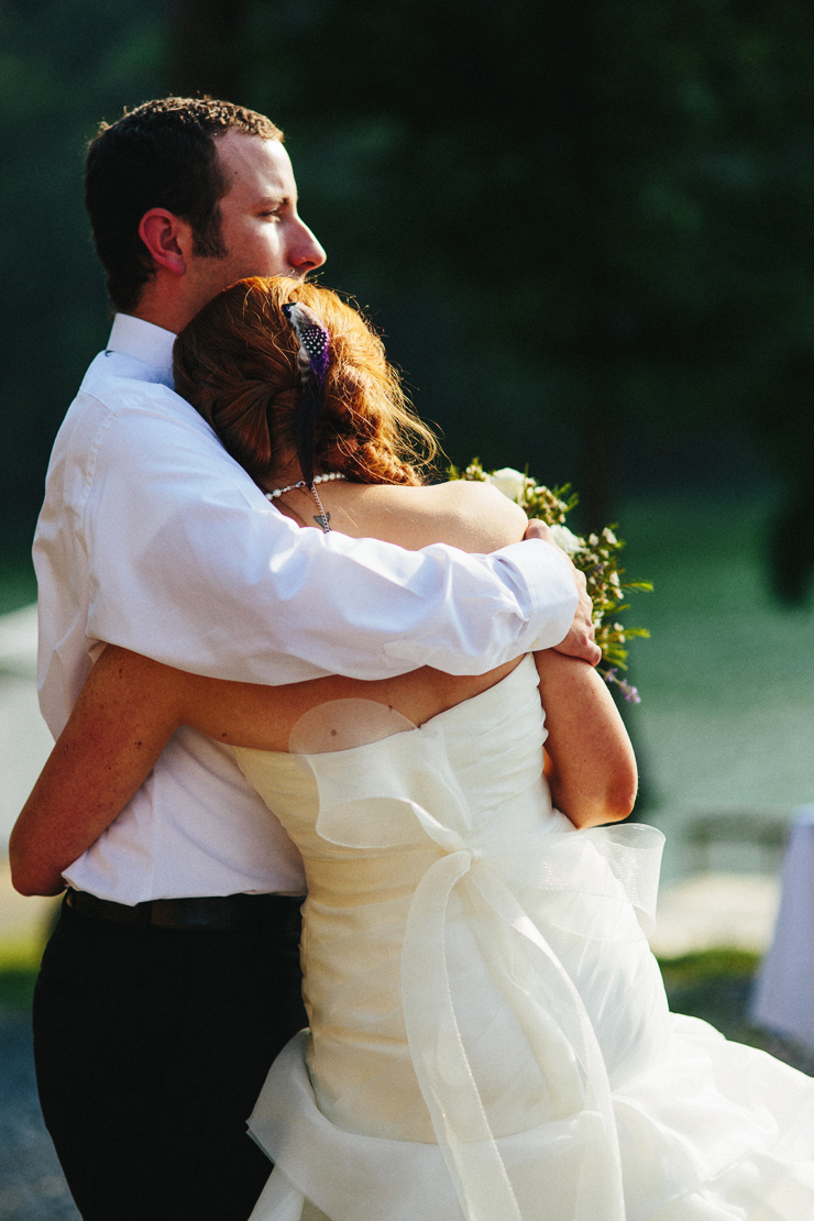 backyard wedding in sevier county tennessee