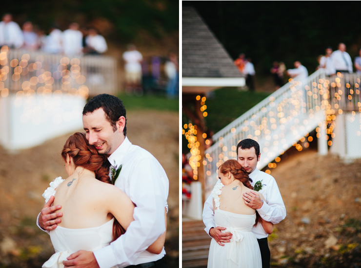 first dance on a dock