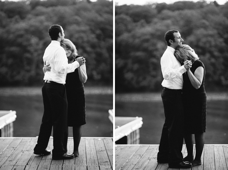 mother and son dance