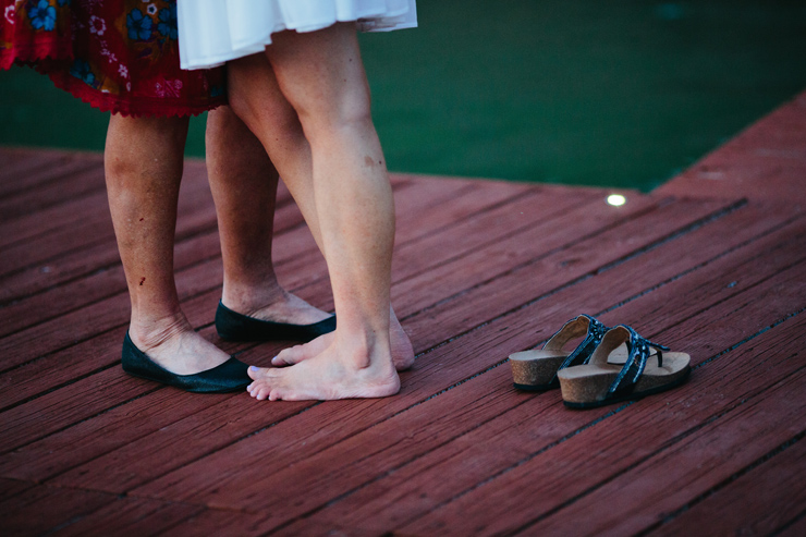 bride dancing with grandmother