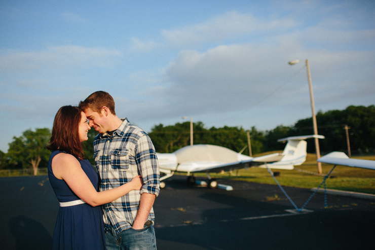 tennessee airplane engagement photography