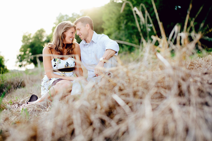 summer engagement photos