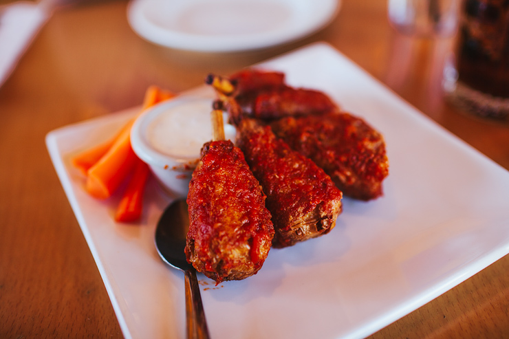 vegetarian hot wings