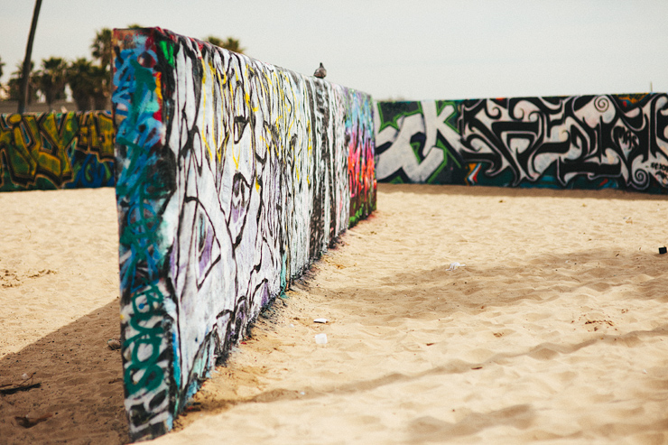 grafitti on venice beach