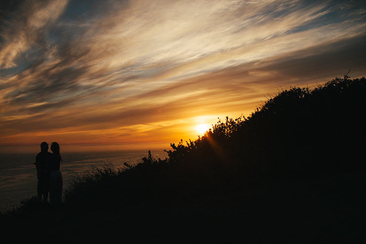 sunset at matador state beach