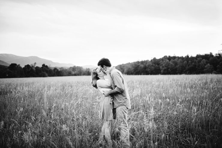 cades cove engagement photos