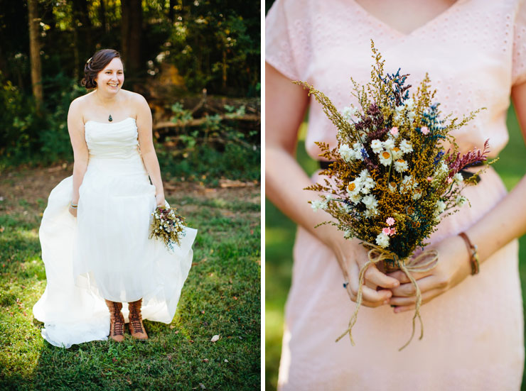 dried flower wedding