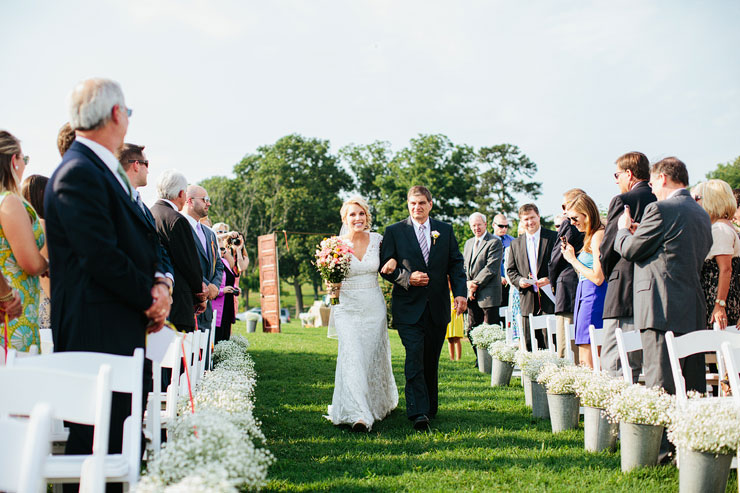 wedding ceremony at the reserve at bluebird hill