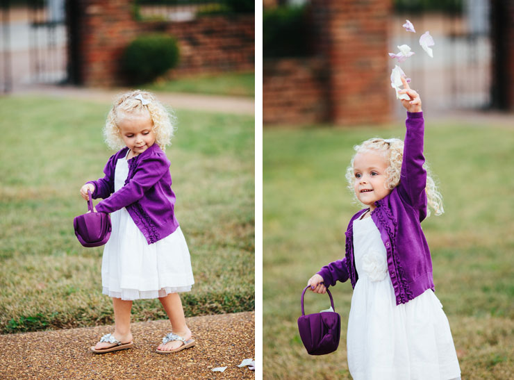 funny flowergirl