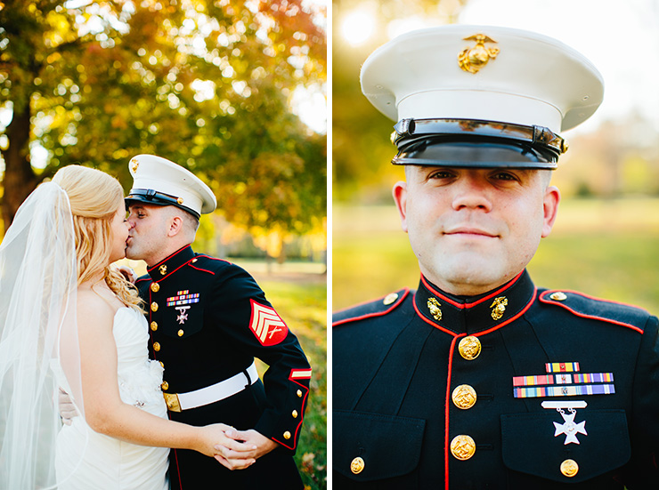 bride and marine