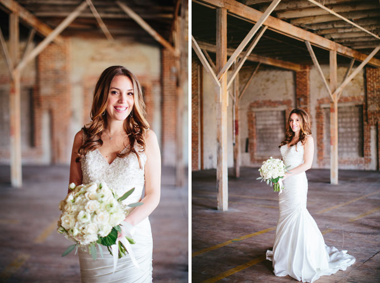 bridal portraits at houston station