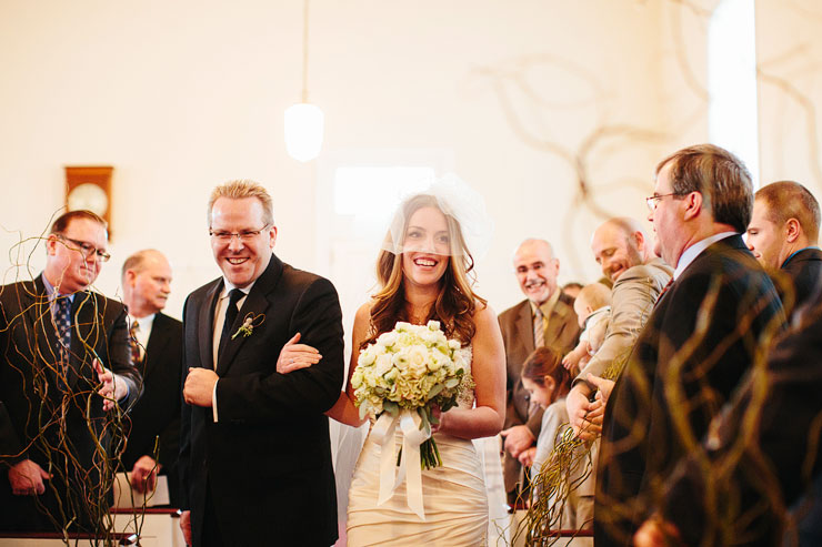 wedding ceremony at owen chapel