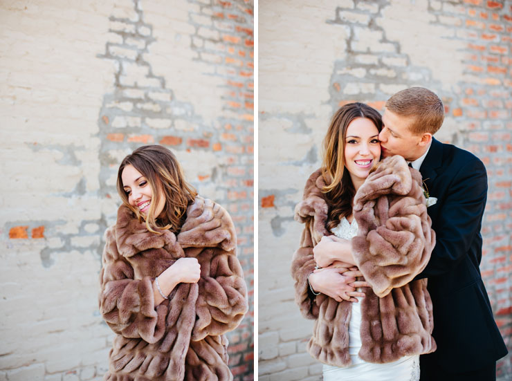 winter houston station wedding