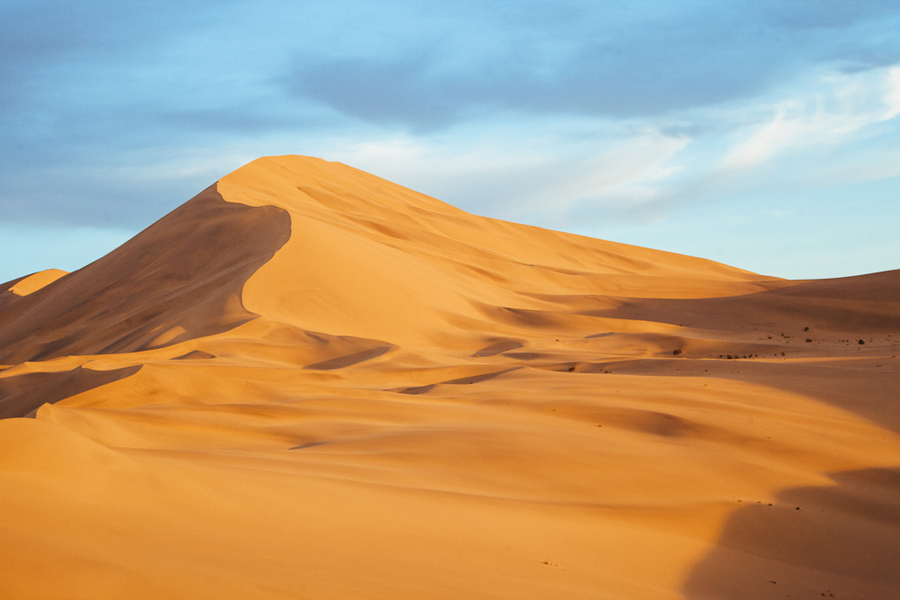 sunset in dunhuang