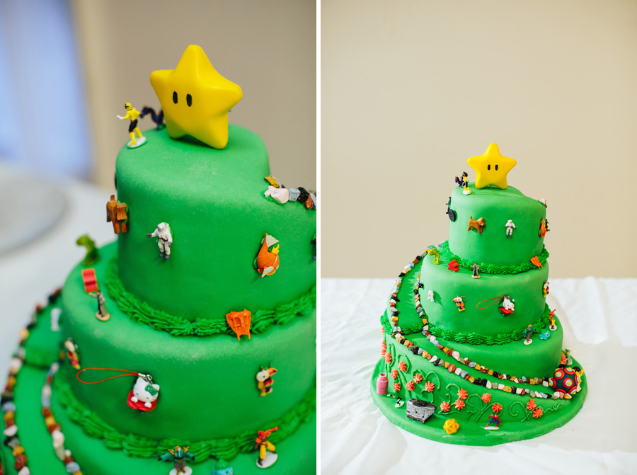 nerdy wedding cake