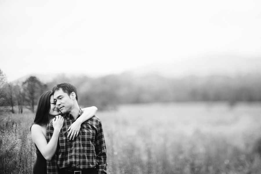 fall cades cove engagement session
