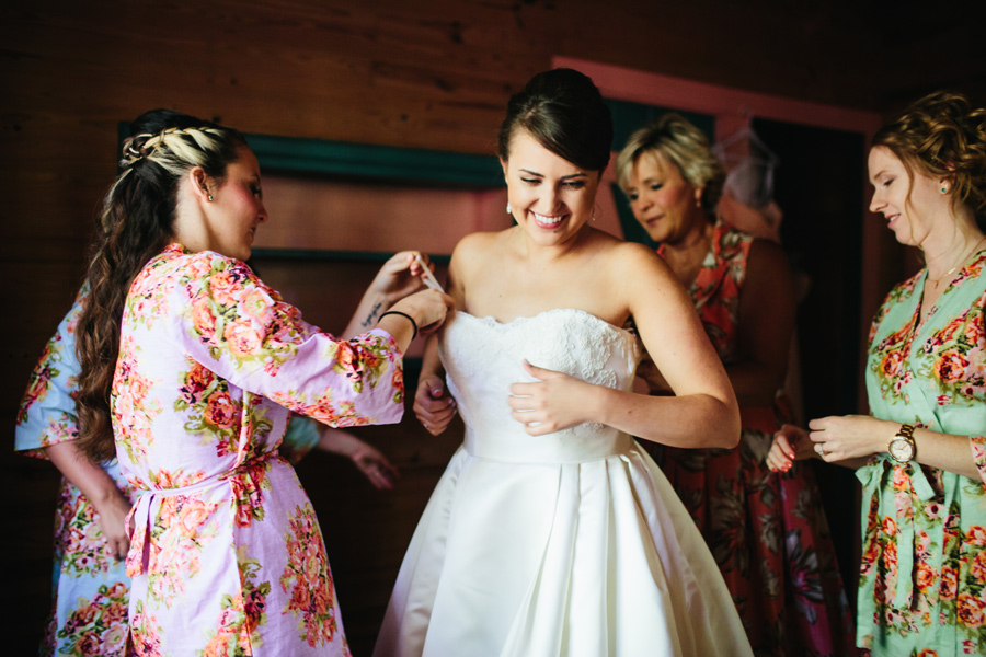 wedding at spence cabin