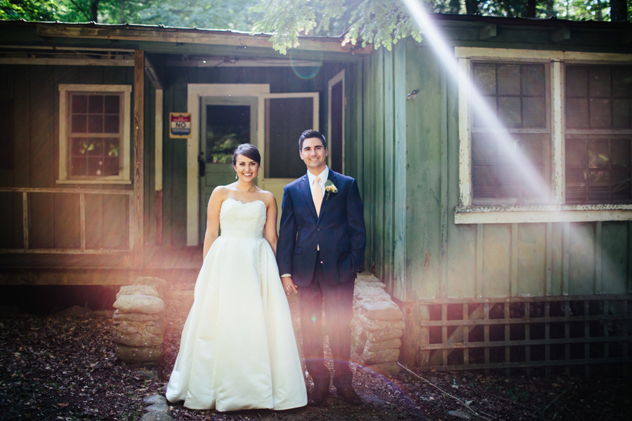 spence cabin wedding photos