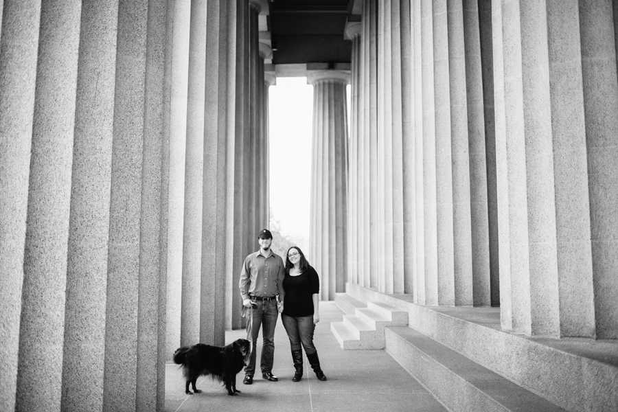 nashville engagement photos centennial park