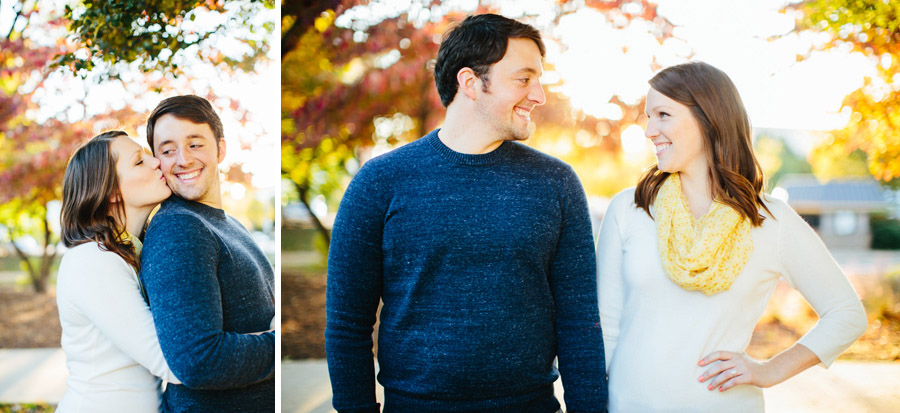 knoxville fall engagement photos