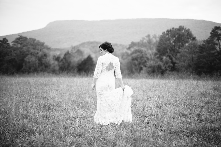 lookout mountain bridal portrait