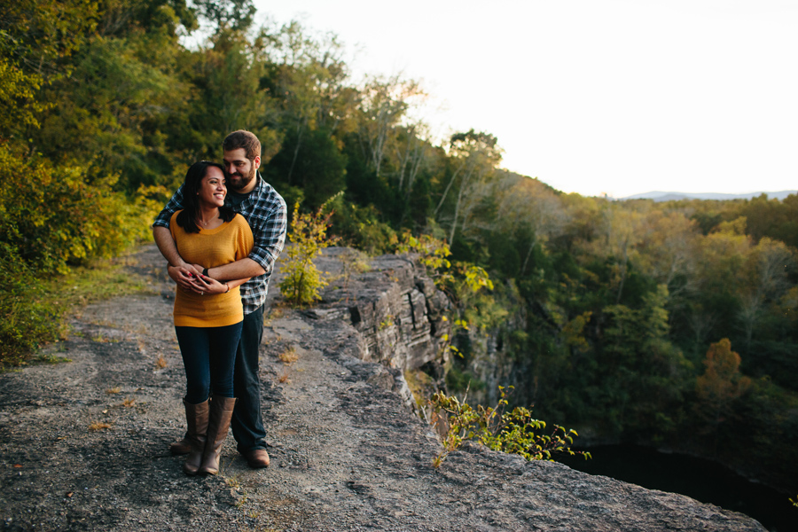 chattanooga scenic engagement photos