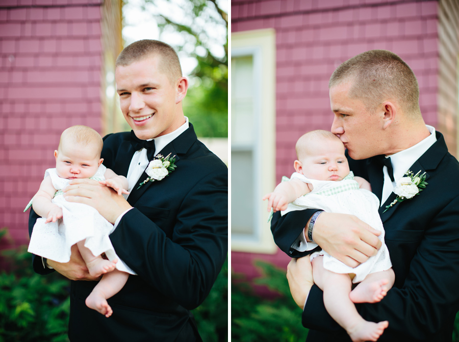 groom with neice