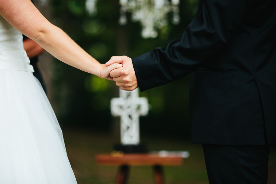 backyard christian ceremony