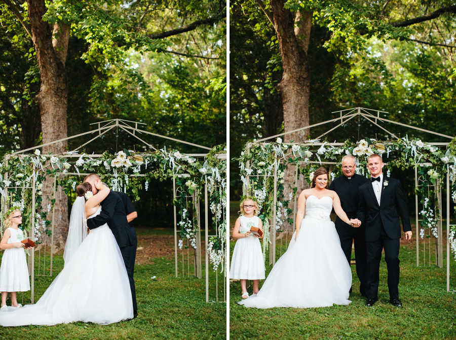 backyard knoxville wedding photographs