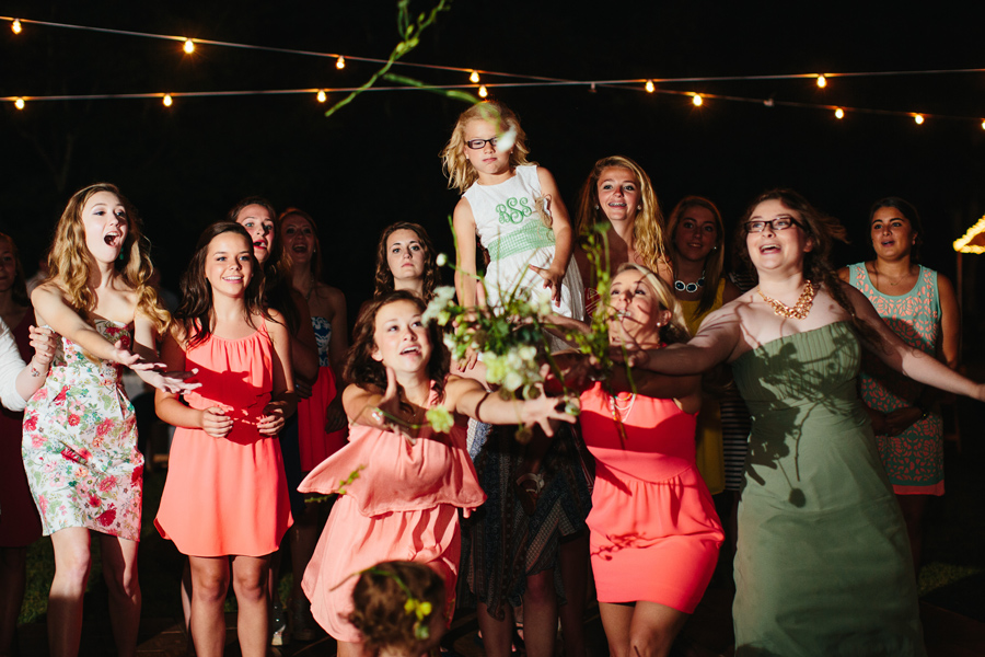 flower falls apart at wedding reception