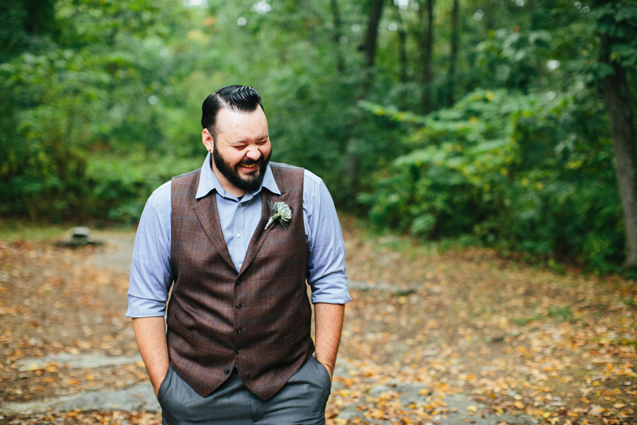 happy groom