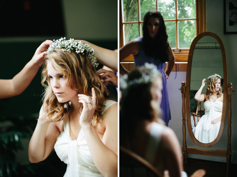 riverdale school bride gets ready