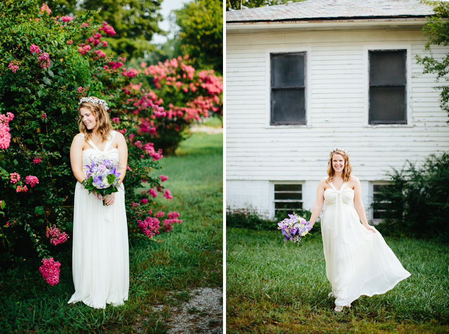 bridal portrait at riverdale school