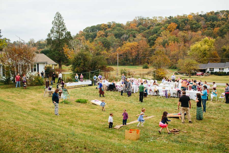 backyard casual wedding knoxville