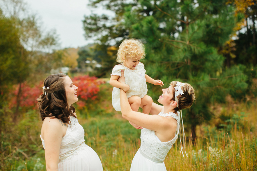 having a wedding with a toddler