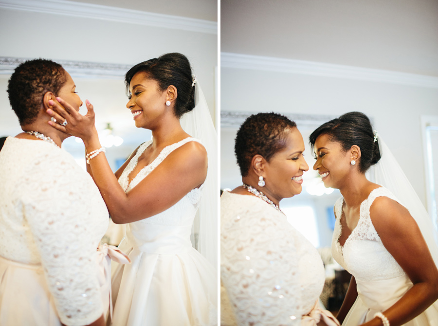 bride getting ready