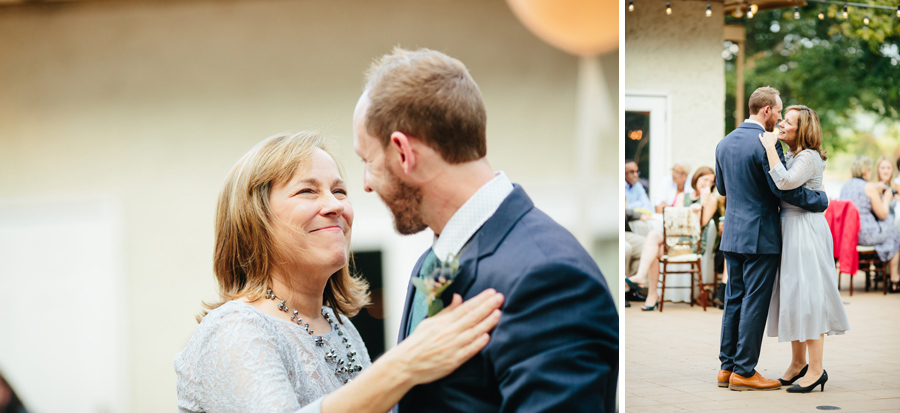 mother and son dance